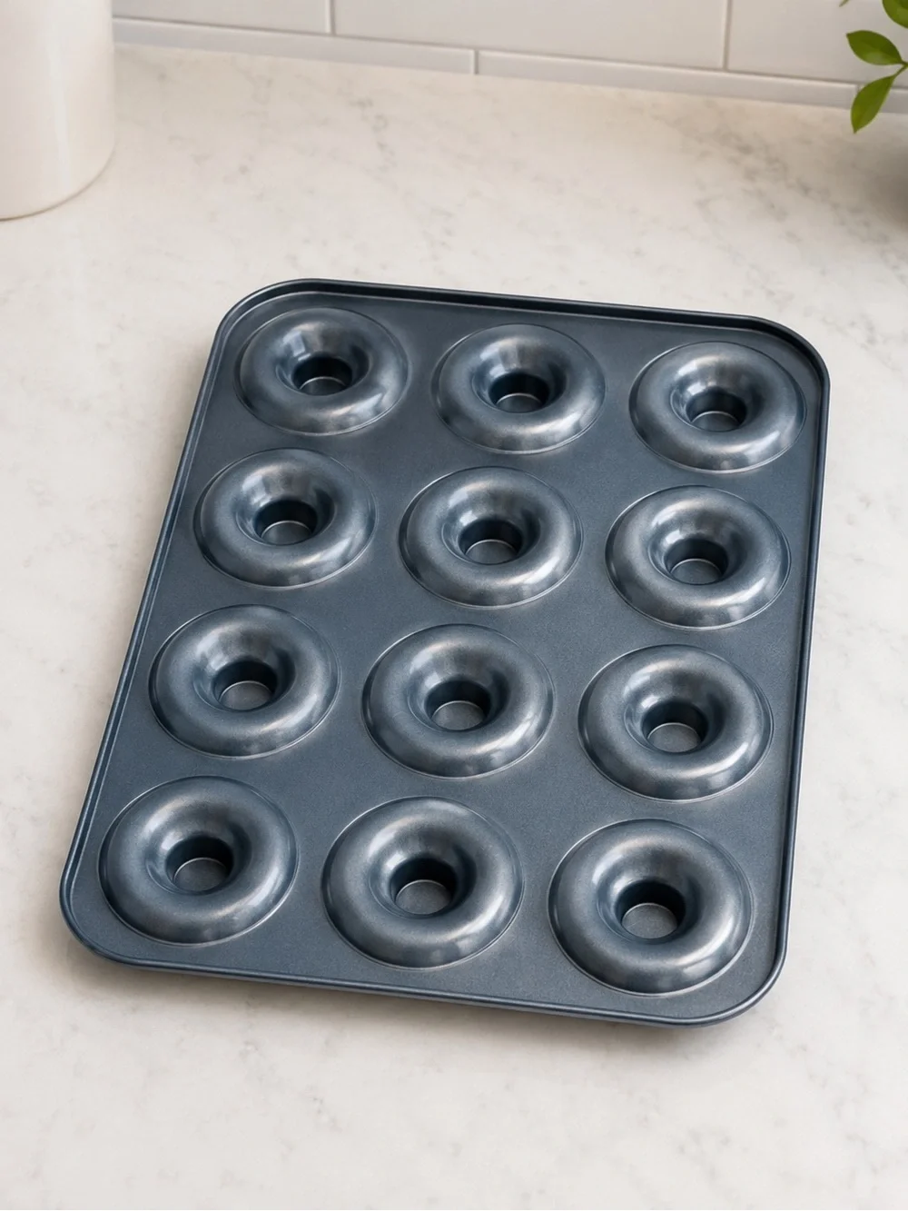 Mini Donut Baking Pan - Gray Nonstick
